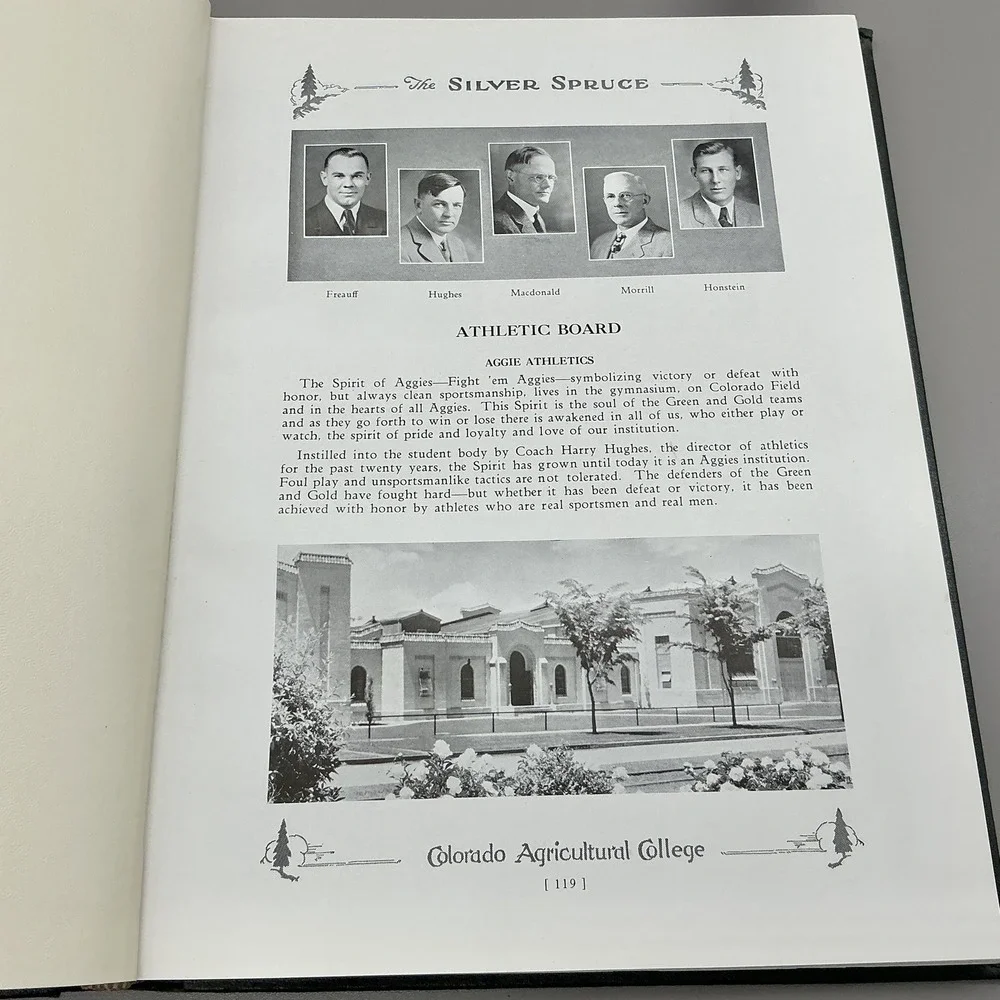 Vintage 1931‎ The Silver Spruce Colorado Agricultural College Yearbook Hardcover